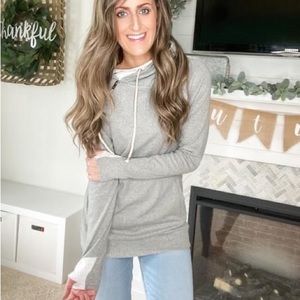 Ampersand Avenue Double Hood Sweatshirt